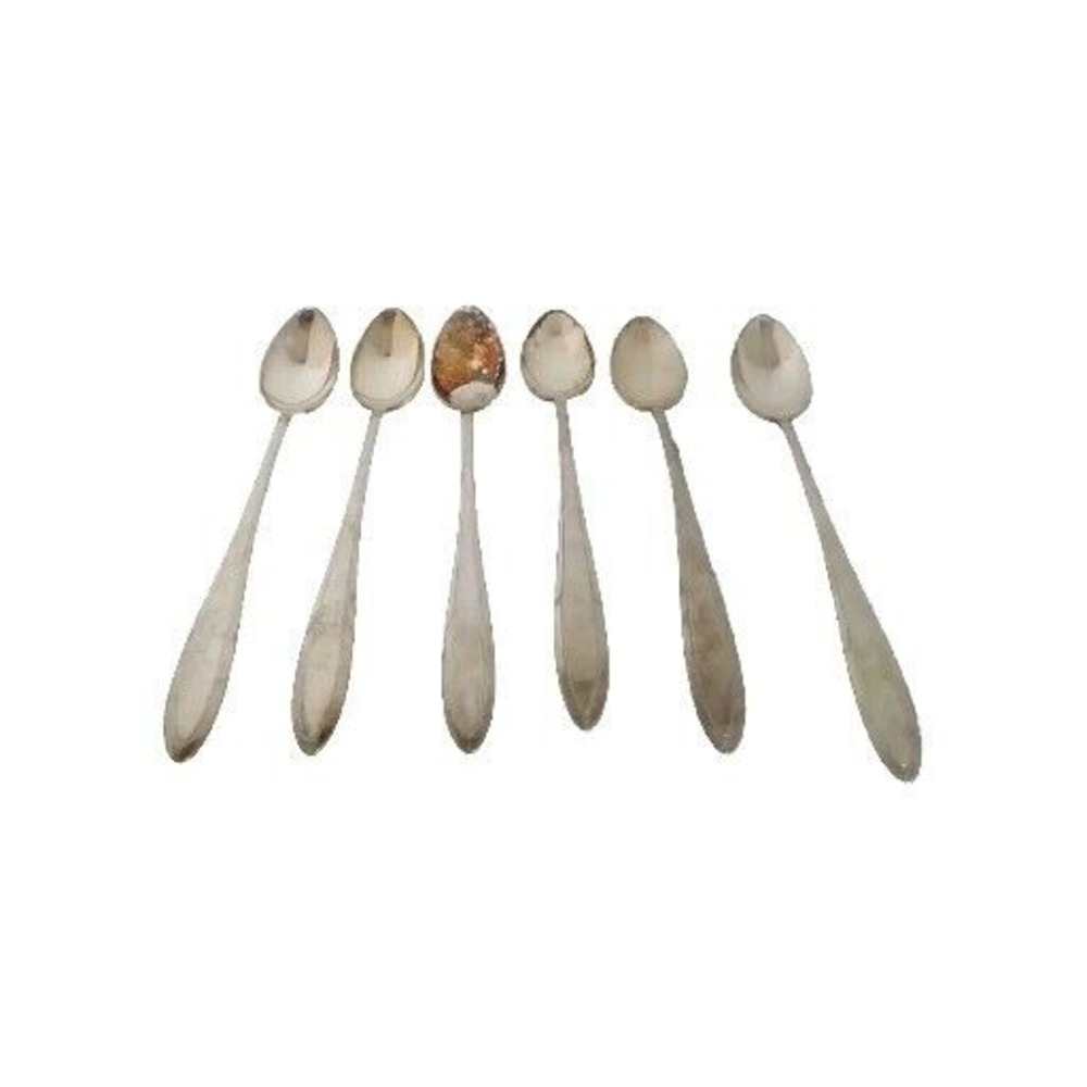 Vintage Silver Plated Teaspoons Set of 6 Antique Spoons‎ Collectible